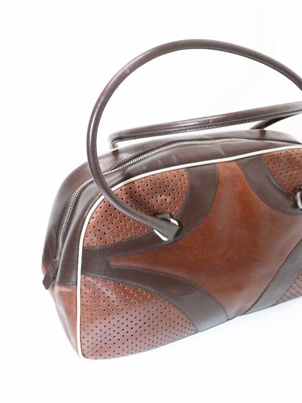 S/S 2000 Prada Vitello Drive Bowling Bag